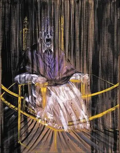 <p>Francis Bacon<br>Study After Velazquez's Portrait of Pope Innocent X<br>1953</p>