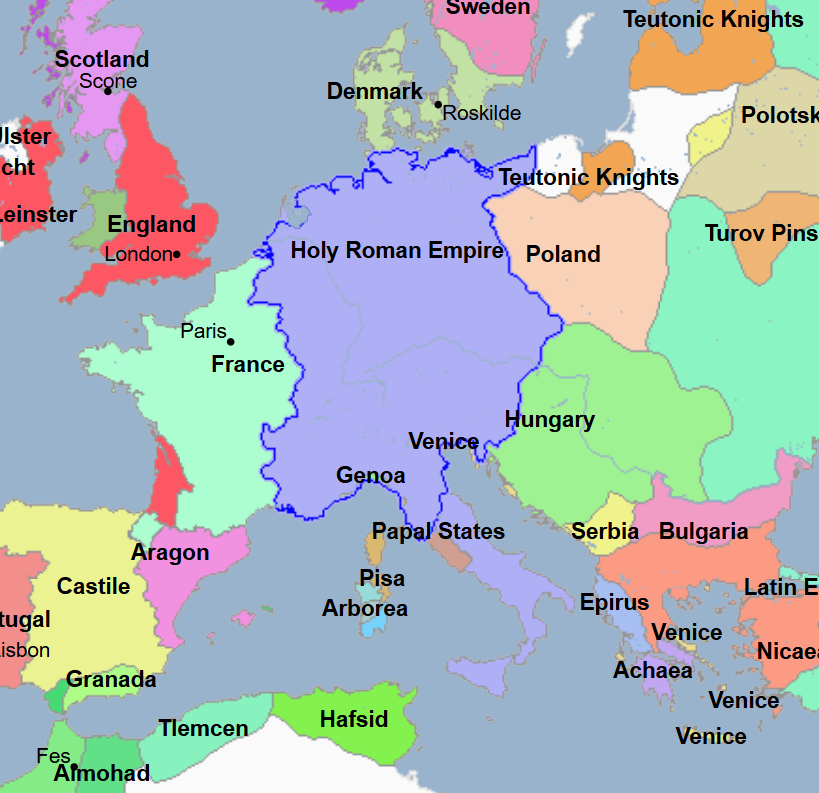 <ul><li><p>15th King of Germany and 4th King of the Hohenstaufen Dynasty</p></li><li><p>He and his forces were defeated by Henry Raspe in the Battle of Nidda</p></li><li><p>Under his reign,</p><ul><li><p>The University of Siena was founded</p></li></ul></li></ul><p></p>