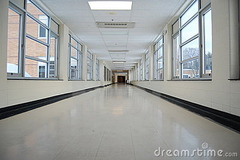 <p>el corredor / el pasillo</p>