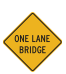 <p>One Lane Bridge.</p>