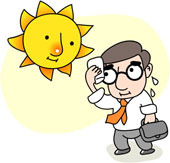 <p>Hace calor.</p>