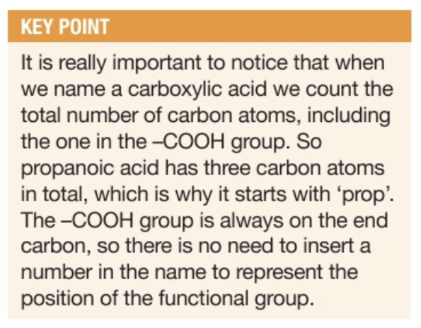 <p>For displayed show all the bonding. If you just want to write the formula in an equation it is normal just to use the e. g CH<sub>3</sub>COOH</p>