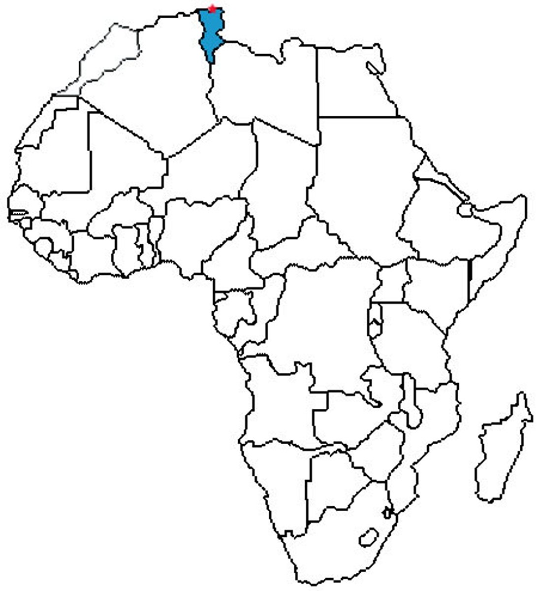 <p>Tunisia - He is Tunisian- She is Tunisian</p>
