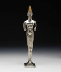 <p>Statuette of a naked youth - Oxus Treasure (5-4th century BCE)</p>