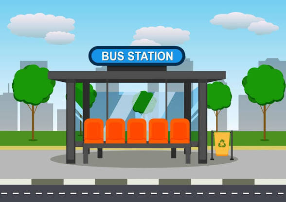 <p>The bus station</p><p>The bus station is nearby</p>