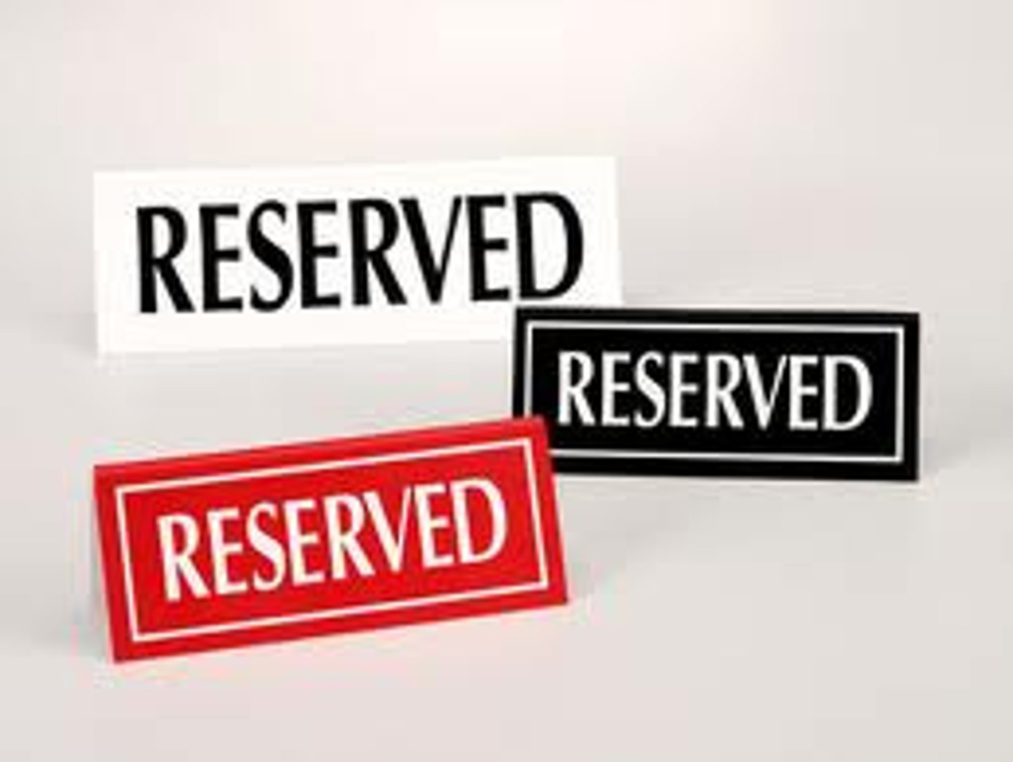 <p>to reserve</p>