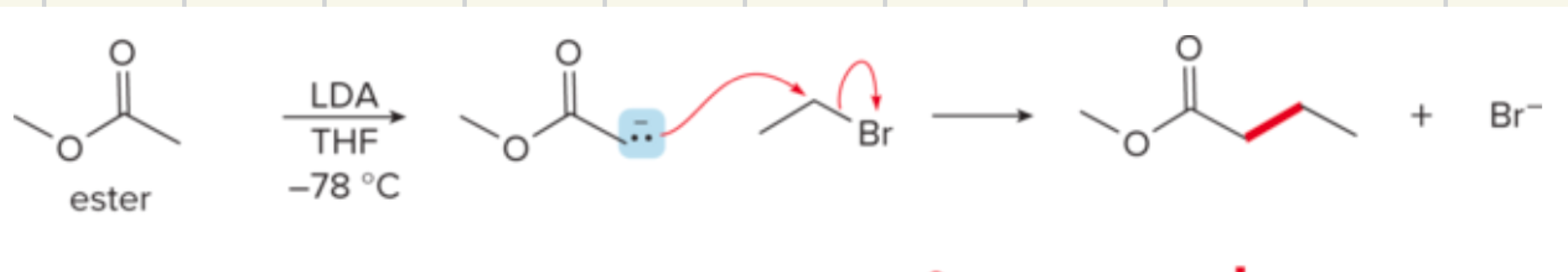 <p>ester enolate alkylation</p>
