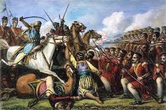<p>Massive uprising of much of India against British rule; also called the Indian Mutiny or the Sepoy Mutiny from the fact that the rebellion first broke out among Indian troops in British employ.</p>