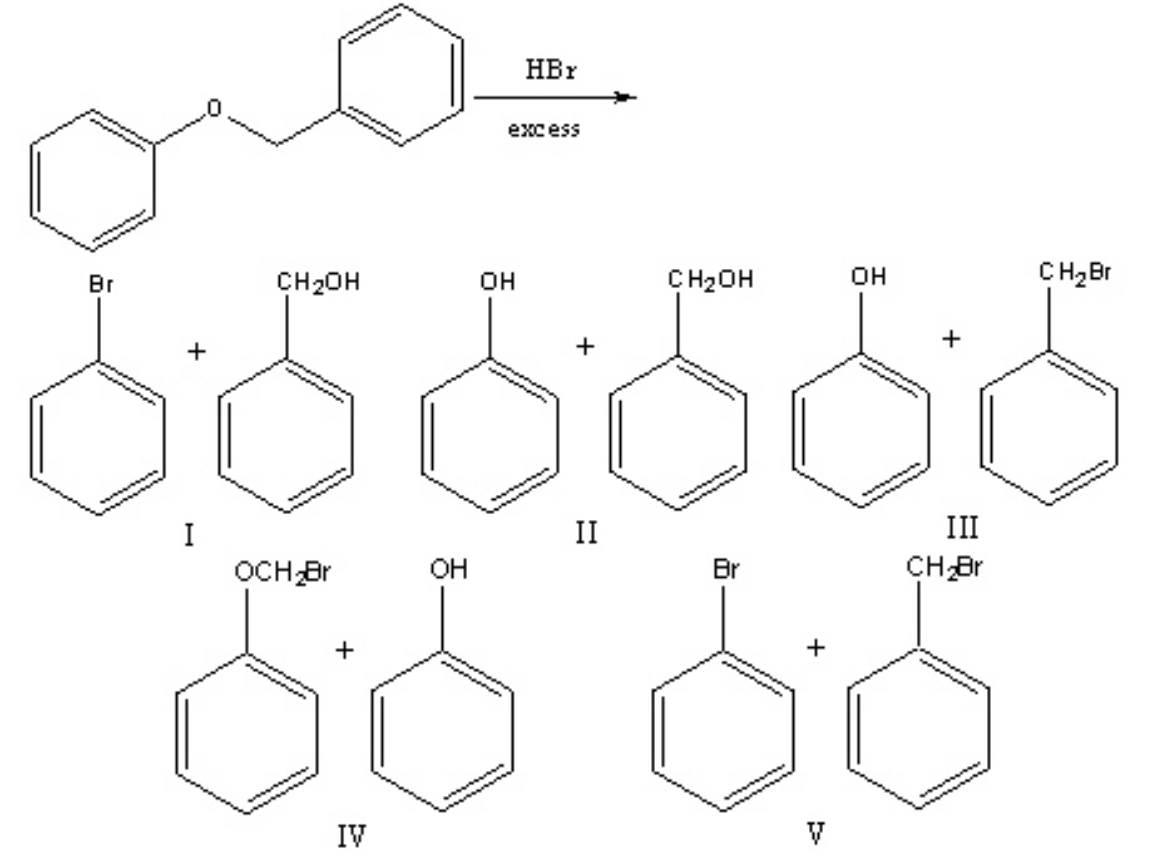 <p>Predict the product(s) for the following reaction.</p>