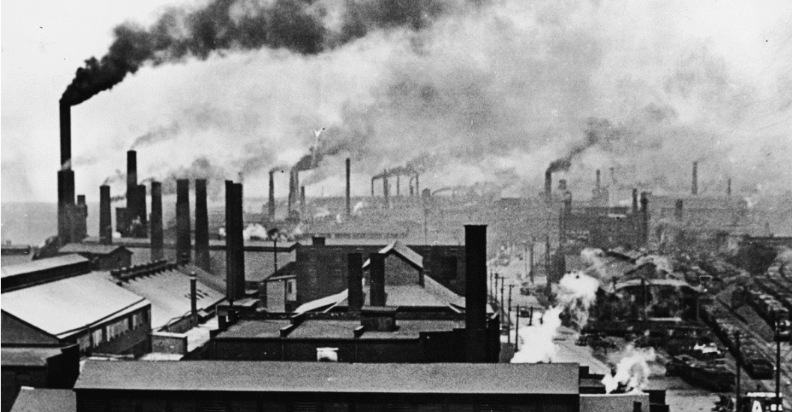 <p><strong>Crisis of the Historical City within the Industrial Revolution of the 19th century:</strong></p><p><span style="color: red;">What was the defining result of the Industrial Revolution?</span></p>