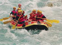 <p>to go rafting</p>