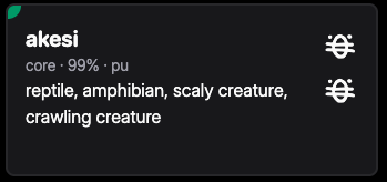 <p>Example: <strong>akesi</strong> li moku e pipi. <strong>The lizard</strong> eats the bug.</p>