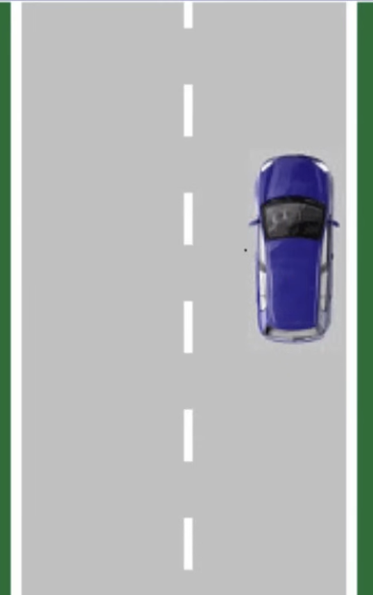 <p>mag je parkeren op een rijbaan die verdeeld is in rijstroken?</p>
