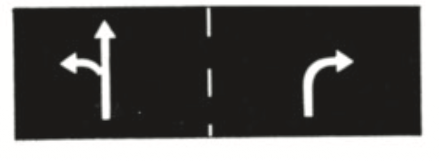<p>The painted markings in the picture mean that:</p>