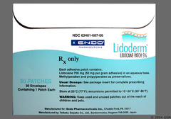 <p>lidocaine patch 5%</p><p>12 hrs on , off</p><p>can use max 3 patches </p><p>can cut</p>