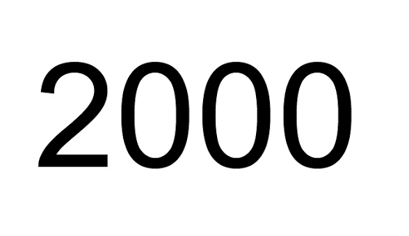 <p><span><span>Năm 2000</span></span></p>