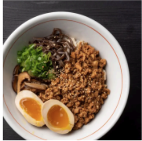 <p>chicken chashu rice bowl</p>