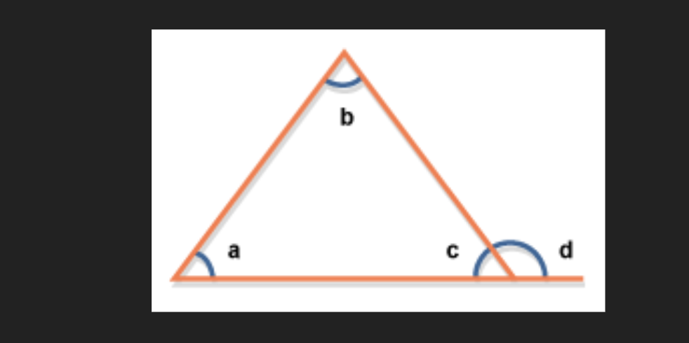 <p>Exterior angle</p>
