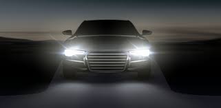 <p>How do car headlights produce a strong, focused beam of light?</p>