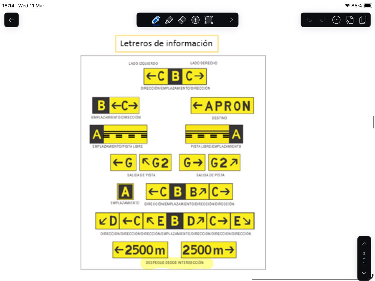 <p>Fondo amarillo / Letras negras</p>