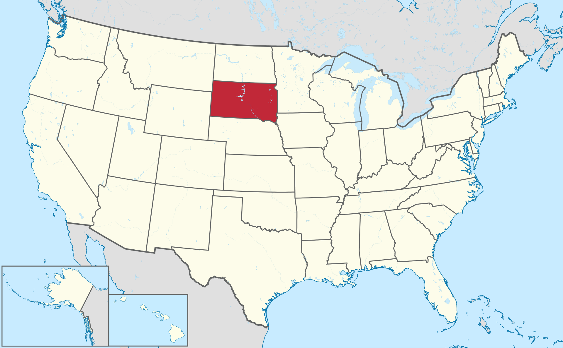 <p>South Dakota</p>