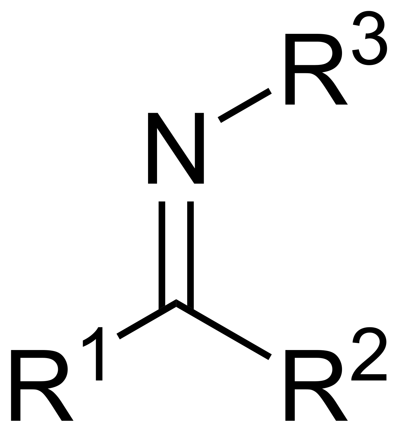 <p>Compound containing a C=N bond. </p>