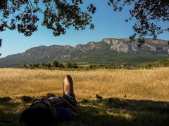 <p>To rest (to relax)</p>
