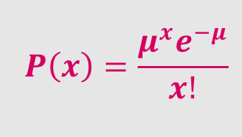 <ul><li><p>myoo = mean</p></li><li><p>x = number of sucesses</p></li><li><p>remember that successes and mean are proportional</p></li></ul><p></p>