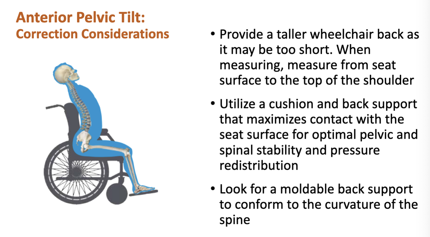 <p>Sitting Positioning- Pelvic Tilt</p>