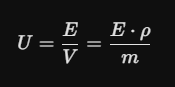 <p>Thermodynamics / Volumetric Energy Density</p>