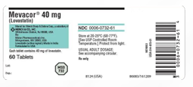<p>Lovastatin (MEVACOR)</p>