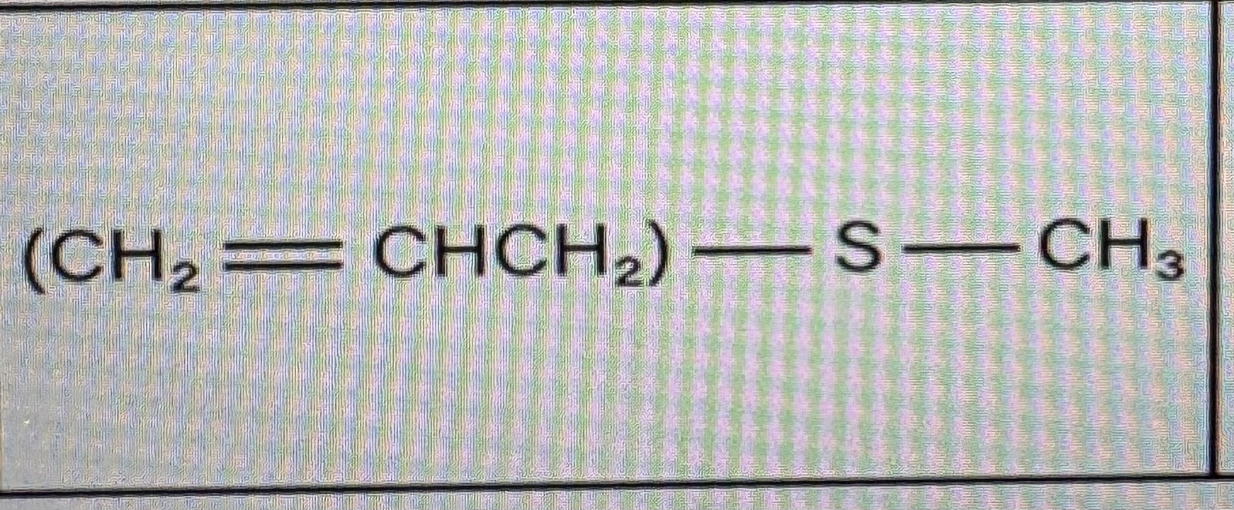 <p>Common name sulfur </p>