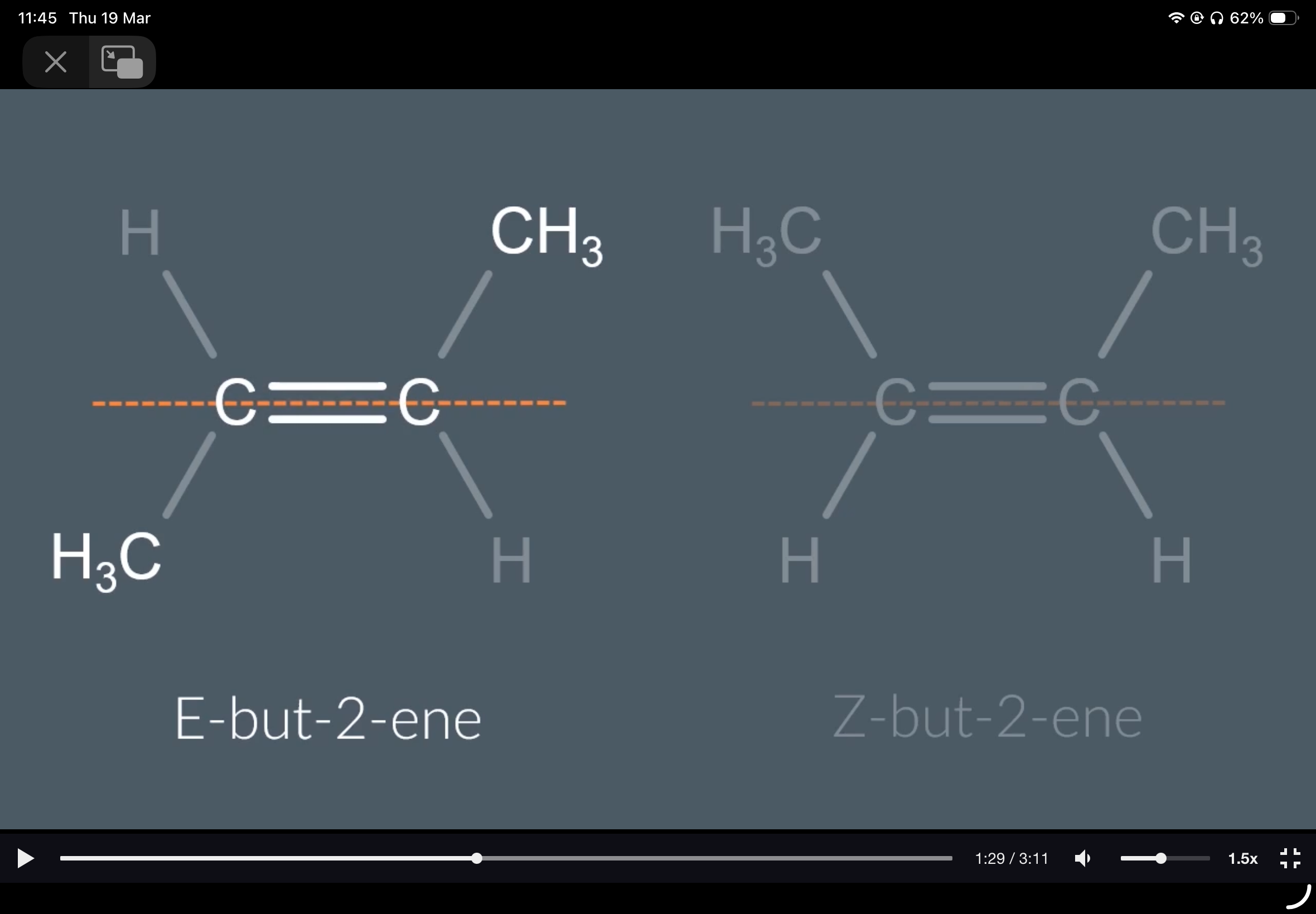 <ol><li><p>Propene. 2.A and C. 3.B. 4. two 5. E-Z</p></li></ol><p></p>