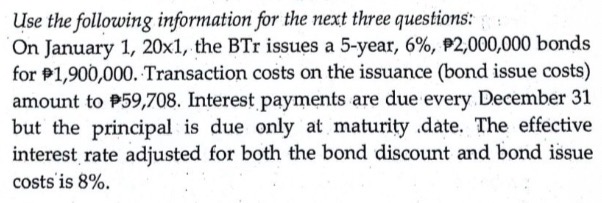 <p>How much is the carrying amount of the bonds on initial recognition?</p>