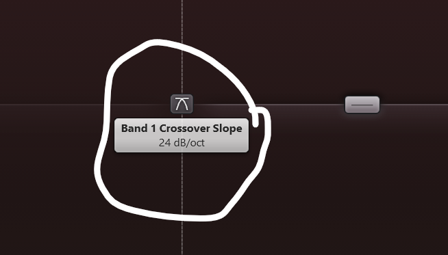 <p>The ? Slope (dB/oct) </p><p>Determines how steep or gradual the filter cutoffs are where the spectrum splits into bands.</p>