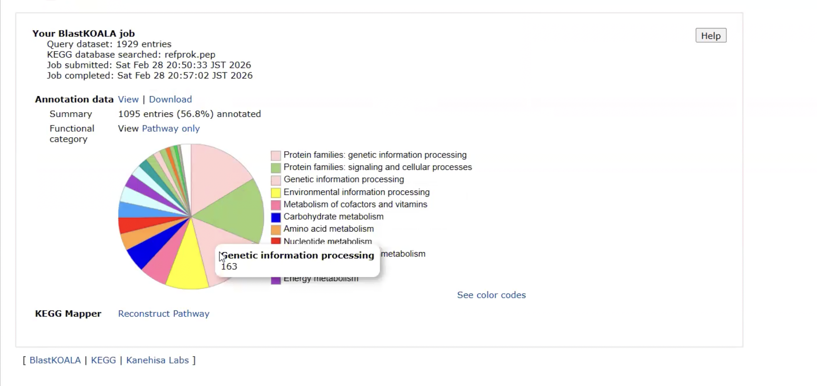 <p>This output is from ___</p>