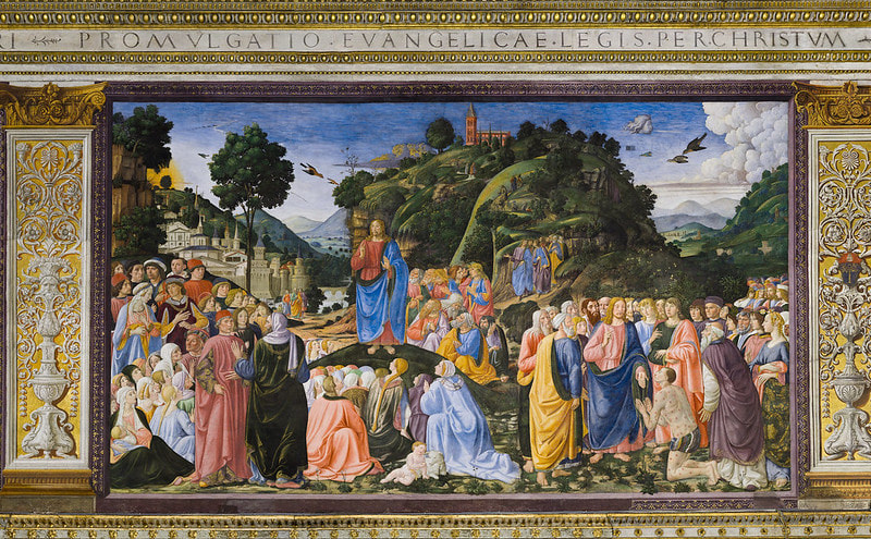 <p>1481-1482, painted by team of Florentine painters </p>