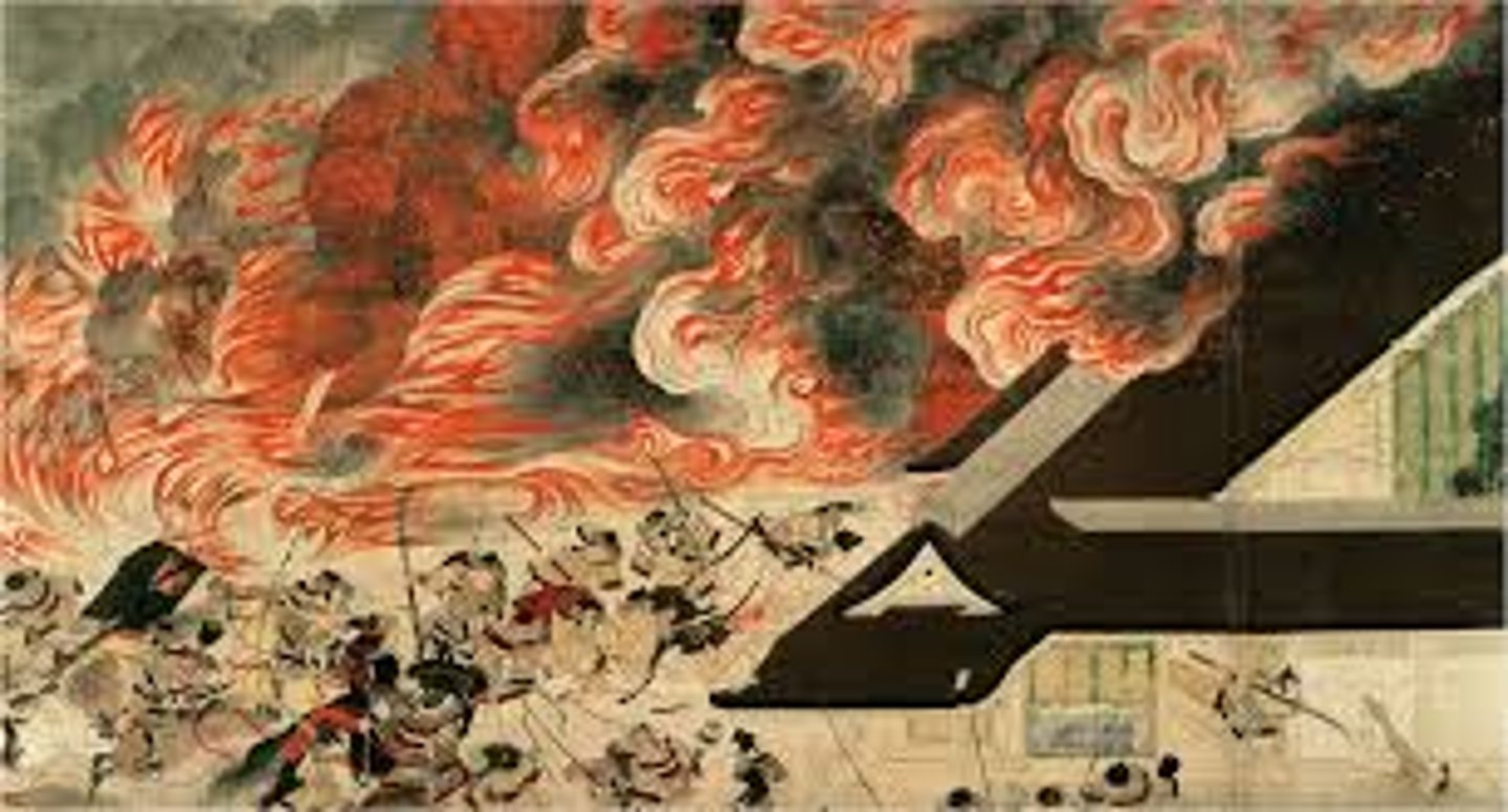 <p>Defeated the rival Taira family in Gempei Wars and established military government (bakufu) in 12th century Japan</p>