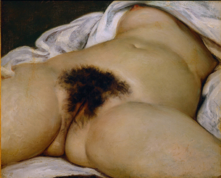 <p>Werk dat Robertis aanklaagde <em>(haar vagina voor lied zien)</em></p>
