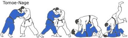 <p>MASUTEMI-WAZA Foot on the belt</p>