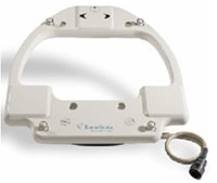 <p>Device placed under the patient table in its own holder. Generates low amplitude magnetic fields to enable accurate location.</p>