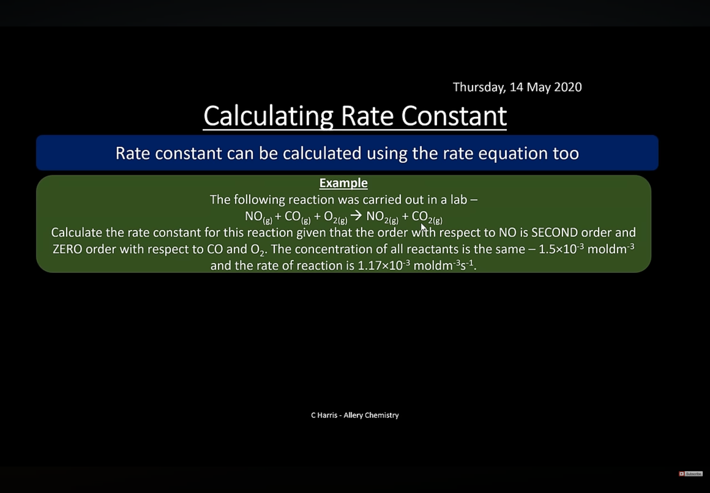 <ol><li><p>Answer image question</p><p>Note: You don’t include the concentrations with zero order in your calculation because the don’t affect the rate</p></li></ol><p></p>