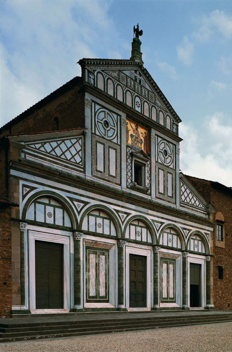 <p><span style="background-color: transparent;">Façade, San Miniato al Monte, Florence, Italy. 1062–1150</span></p>