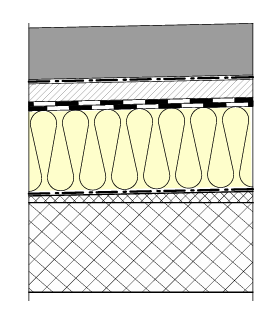 <ul><li><p>Isolation doit résister à compression</p></li><li><p>Ajout d’une chape sur l’étanchéité</p><ul><li><p>Ajout d’un enrobé en pente sur la chape</p></li></ul></li></ul><p></p>