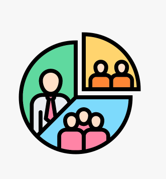 <p>Segmentos de clientes</p>