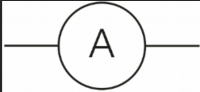 <p>Where can this symbol be placed in the electric circuit</p>