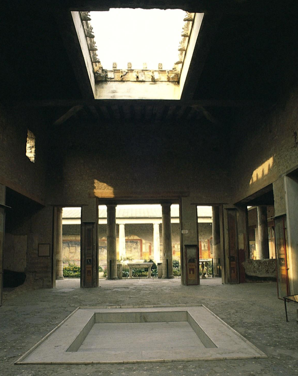 <p>DAtrium of the House of Vettii</p>
