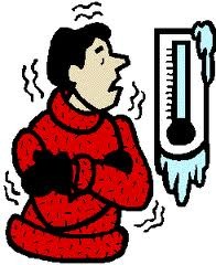 <p>It's cold.</p>