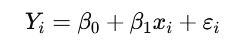 <p>where  εi​∼N(0,σ2)</p>