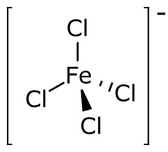 <ul><li><p>4 coordinate bonds</p></li></ul><ul><li><p>Bond angle = 109.5*</p></li><li><p>Occurs when ligands are large</p></li><li><p>[CuCl4]2-</p></li></ul><p></p>